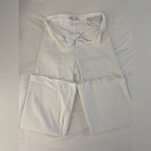 ZARA High-Wasted ZW SAILER STRAIGHT JEANS